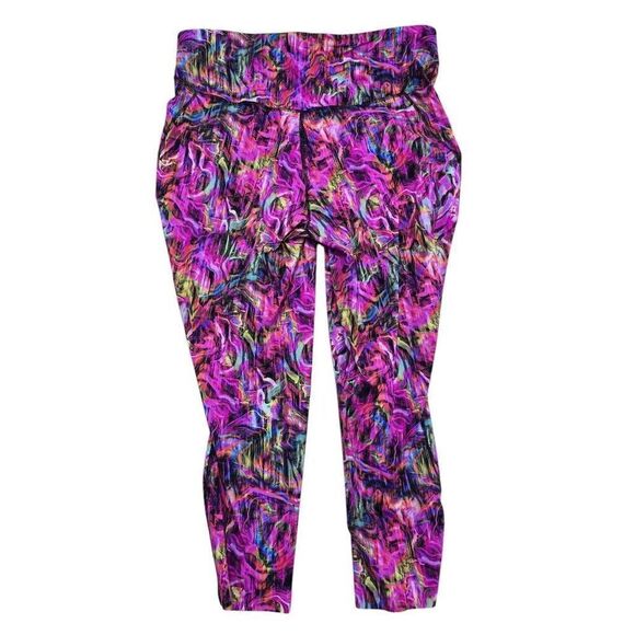 Lululemon Base Pace Leggings Women's 16 Multicolor Hyper Flow High Rise Stretch - Picture 5 of 5